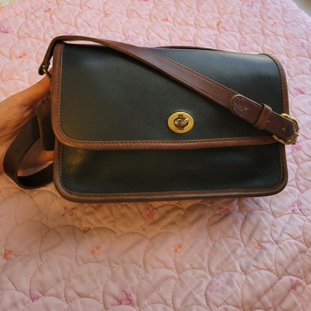 Rare coach spectator compartment bag